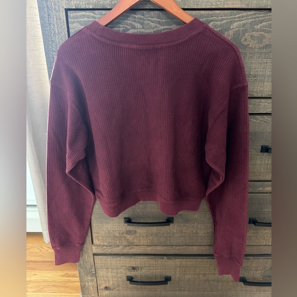 League Maroon VT Women's Hoodie - Picture 3 of 5